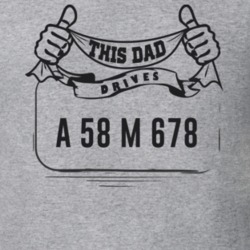 This Dad Drives A 58 M 678 Father's Day T Shirt