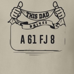 This Dad Drives A 61 Fj 8 Father's Day T Shirt