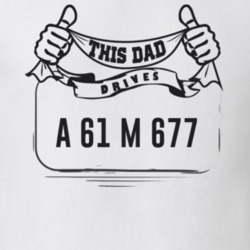 This Dad Drives A 61 M 677 Father's Day T Shirt