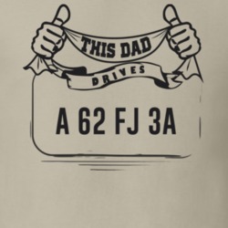 This Dad Drives A 62 Fj 3A Father's Day T Shirt