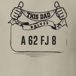 This Dad Drives A 62 Fj 8 Father's Day T Shirt