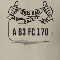 This Dad Drives A 63 Fc 170 Father's Day T Shirt