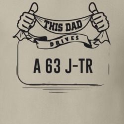 This Dad Drives A 63 J-Tr Father's Day T Shirt