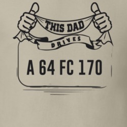 This Dad Drives A 64 Fc 170 Father's Day T Shirt