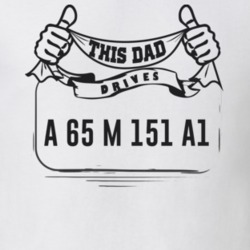 This Dad Drives A 65 M 151 A1 Father's Day T Shirt