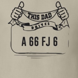 This Dad Drives A 66 Fj 6 Father's Day T Shirt