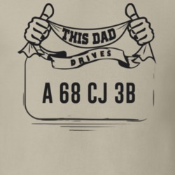 This Dad Drives A 68 Cj 3B Father's Day T Shirt