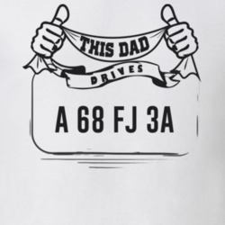 This Dad Drives A 68 Fj 3A Father's Day T Shirt