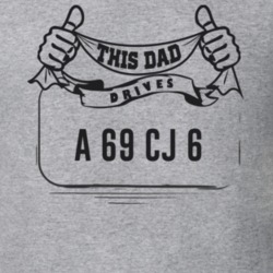 This Dad Drives A 69 Cj 6 Father's Day T Shirt