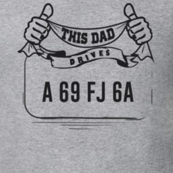 This Dad Drives A 69 Fj 6A Father's Day T Shirt