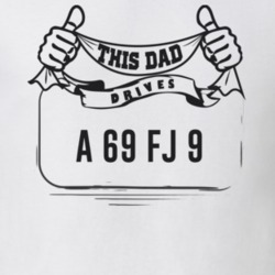 This Dad Drives A 69 Fj 9 Father's Day T Shirt