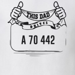 This Dad Drives A 70 442 Father's Day T Shirt