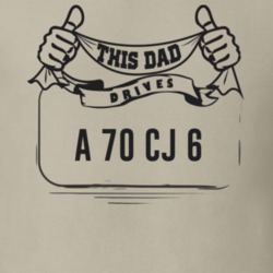 This Dad Drives A 70 Cj 6 Father's Day T Shirt