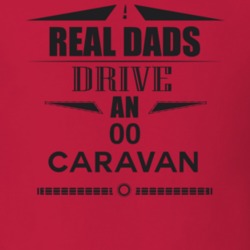 Real Dads Drive An 00 Caravan Father's Day T Shirt