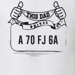 This Dad Drives A 70 Fj 6A Father's Day T Shirt