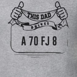 This Dad Drives A 70 Fj 8 Father's Day T Shirt