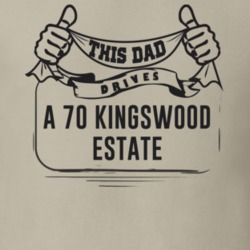 This Dad Drives A 70 Kingswood Estate Father's Day T Shirt