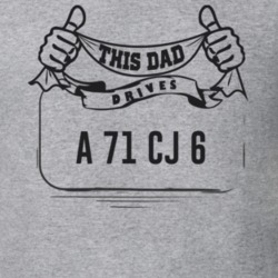 This Dad Drives A 71 Cj 6 Father's Day T Shirt
