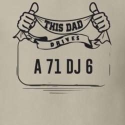 This Dad Drives A 71 Dj 6 Father's Day T Shirt
