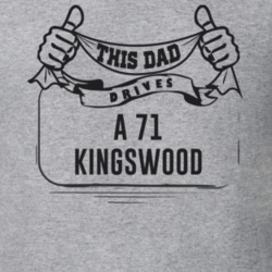 This Dad Drives A 71 Kingswood Father's Day T Shirt