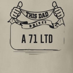 This Dad Drives A 71 Ltd Father's Day T Shirt