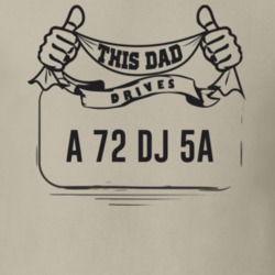 This Dad Drives A 72 Dj 5A Father's Day T Shirt