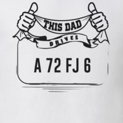 This Dad Drives A 72 Fj 6 Father's Day T Shirt