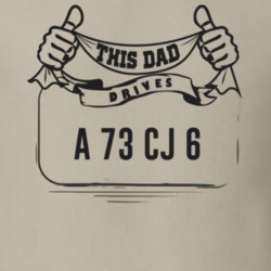 This Dad Drives A 73 Cj 6 Father's Day T Shirt