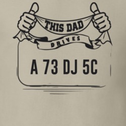 This Dad Drives A 73 Dj 5C Father's Day T Shirt