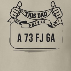 This Dad Drives A 73 Fj 6A Father's Day T Shirt