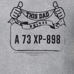 This Dad Drives A 73 Xp-898 Father's Day T Shirt