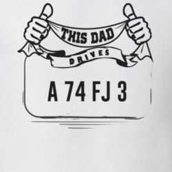 This Dad Drives A 74 Fj 3 Father's Day T Shirt