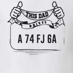 This Dad Drives A 74 Fj 6A Father's Day T Shirt
