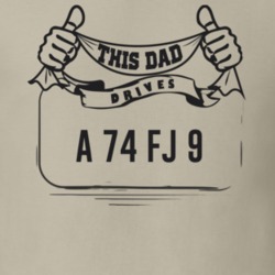 This Dad Drives A 74 Fj 9 Father's Day T Shirt