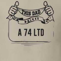 This Dad Drives A 74 Ltd Father's Day T Shirt