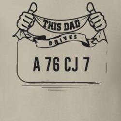 This Dad Drives A 76 Cj 7 Father's Day T Shirt