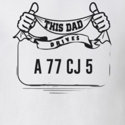 This Dad Drives A 77 Cj 5 Father's Day T Shirt