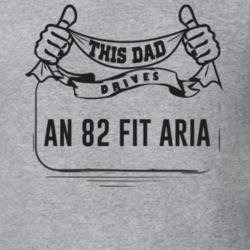 This Dad Drives An 82 Fit Aria Father's Day T Shirt