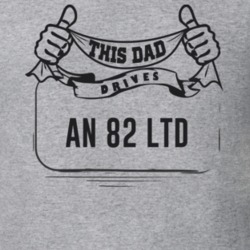 This Dad Drives An 82 Ltd Father's Day T Shirt