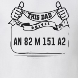 This Dad Drives An 82 M 151 A2 Father's Day T Shirt