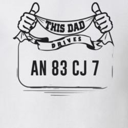 This Dad Drives An 83 Cj 7 Father's Day T Shirt