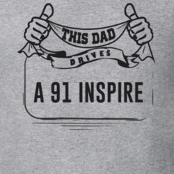 This Dad Drives A 91 Inspire Father's Day T Shirt