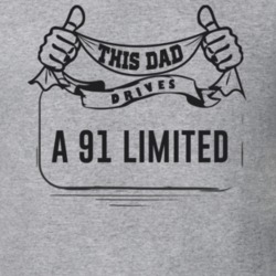 This Dad Drives A 91 Limited Father's Day T Shirt