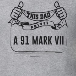 This Dad Drives A 91 Mark Vii Father's Day T Shirt