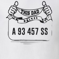 This Dad Drives A 93 457 Ss Father's Day T Shirt