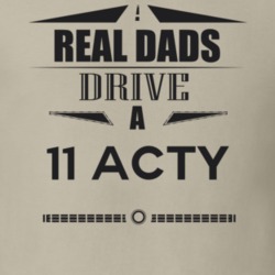 Real Dads Drive A 11 Acty Father's Day T Shirt
