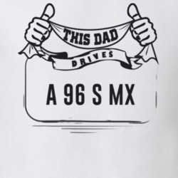 This Dad Drives A 96 S Mx Father's Day T Shirt