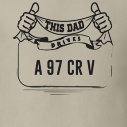 This Dad Drives A 97 Cr V Father's Day T Shirt