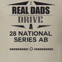 Real Dads Drive A 28 National Series Ab Father's Day T Shirt
