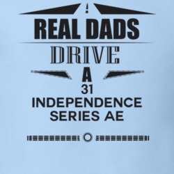 Real Dads Drive A 31 Independence Series Ae Father's Day T Shirt